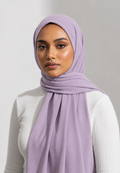Lilac Georgette Hijab