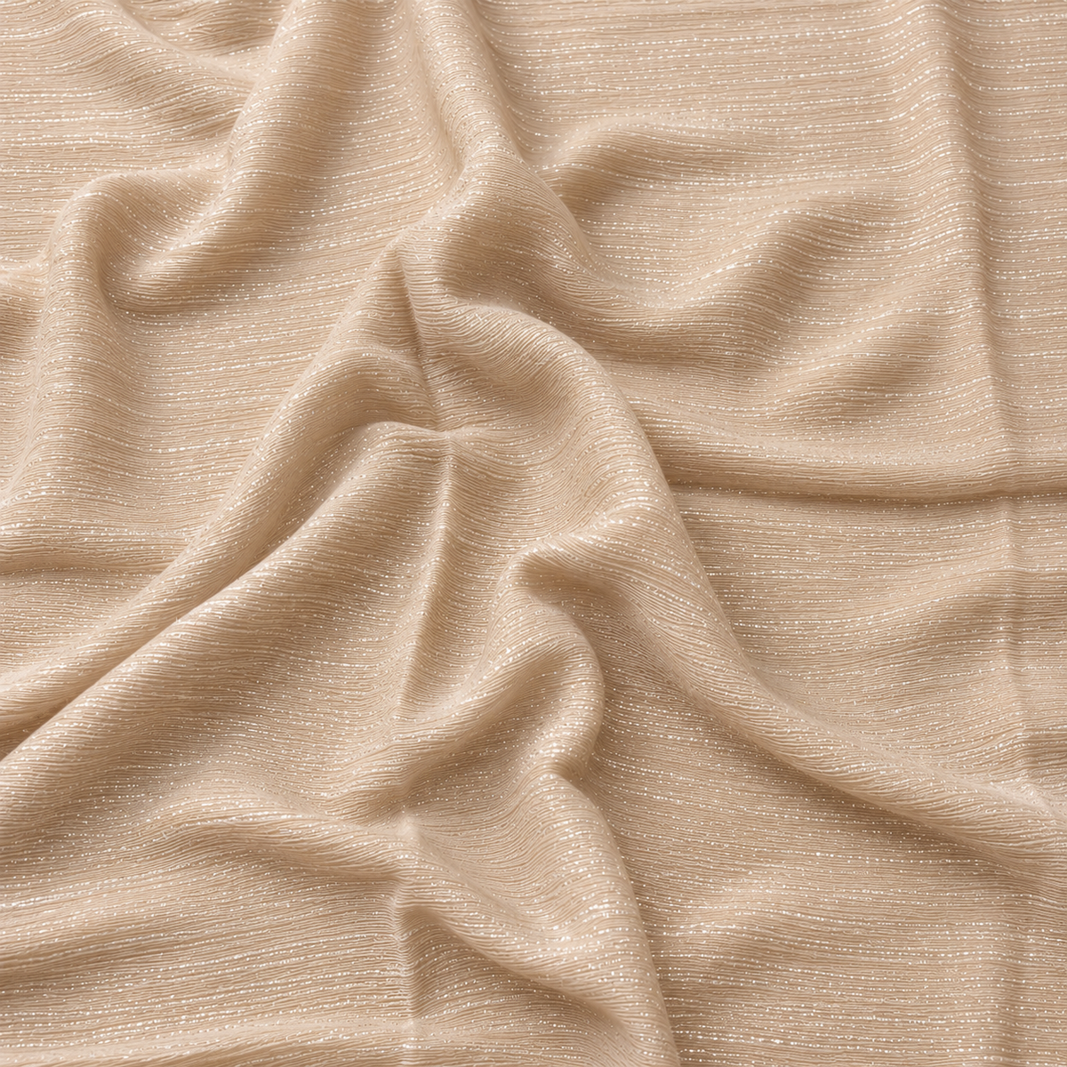 Beige Sparkling Georgette Hijab