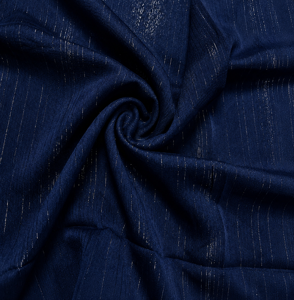 Navy Blue Sparkling Georgette Hijab