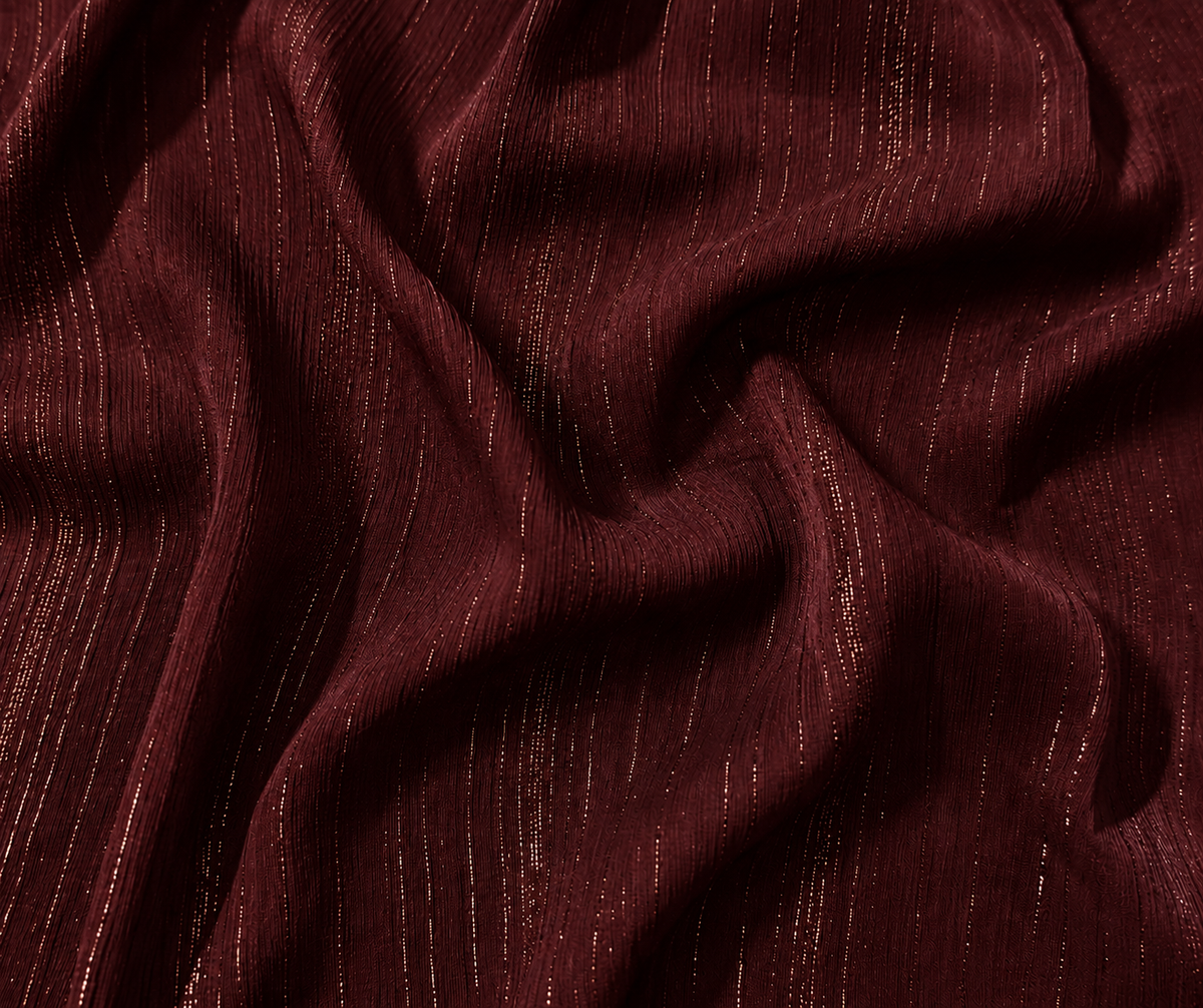Maroon Sparkling Georgette Hijab