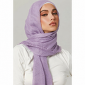 Lavender Crimps Hijab